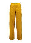 Olga De Polga ‘Peggy’ Long Linen Pants - Lino Yellow