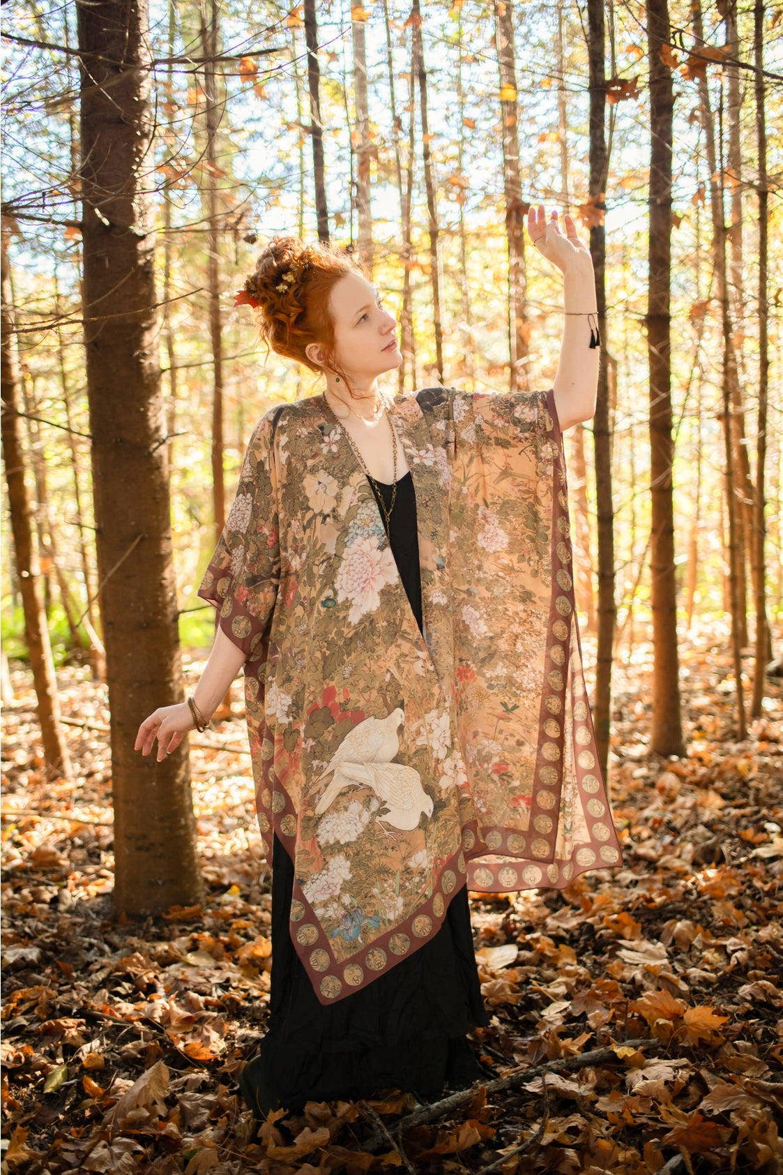 Market Of Stars - Dream Weaver - Goddess Starduster Duster Kimono - Zodiac Signs