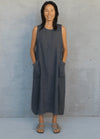 Montaigne ‘Remy’ Italian Linen Dress With Deep Front Pockets - Various Colours