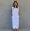 Montaigne ‘Remy’ Italian Linen Dress With Deep Front Pockets - Various Colours