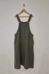 NEW Montaigne Linen Overall Style Midi Dress With Pockets- Various Colours