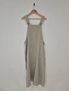 NEW Montaigne Linen Overall Style Midi Dress With Pockets- Various Colours