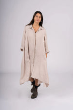 Montaigne ‘Margaux’ Long Sleeve Shirt Dress - Various Colours