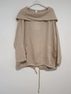 Montaigne 'Throw Over' Linen Hooded Top - One Size Fits 8-16 - Various Colours