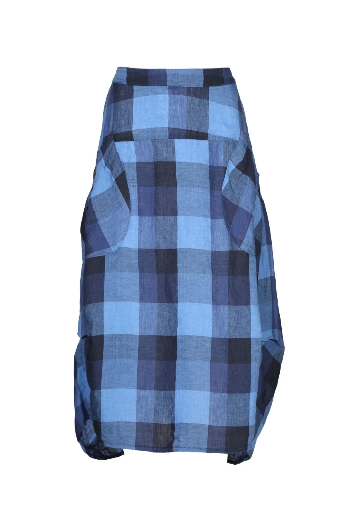 Olga De Polga - Milwaukee Amstel Linen Skirt - Blue