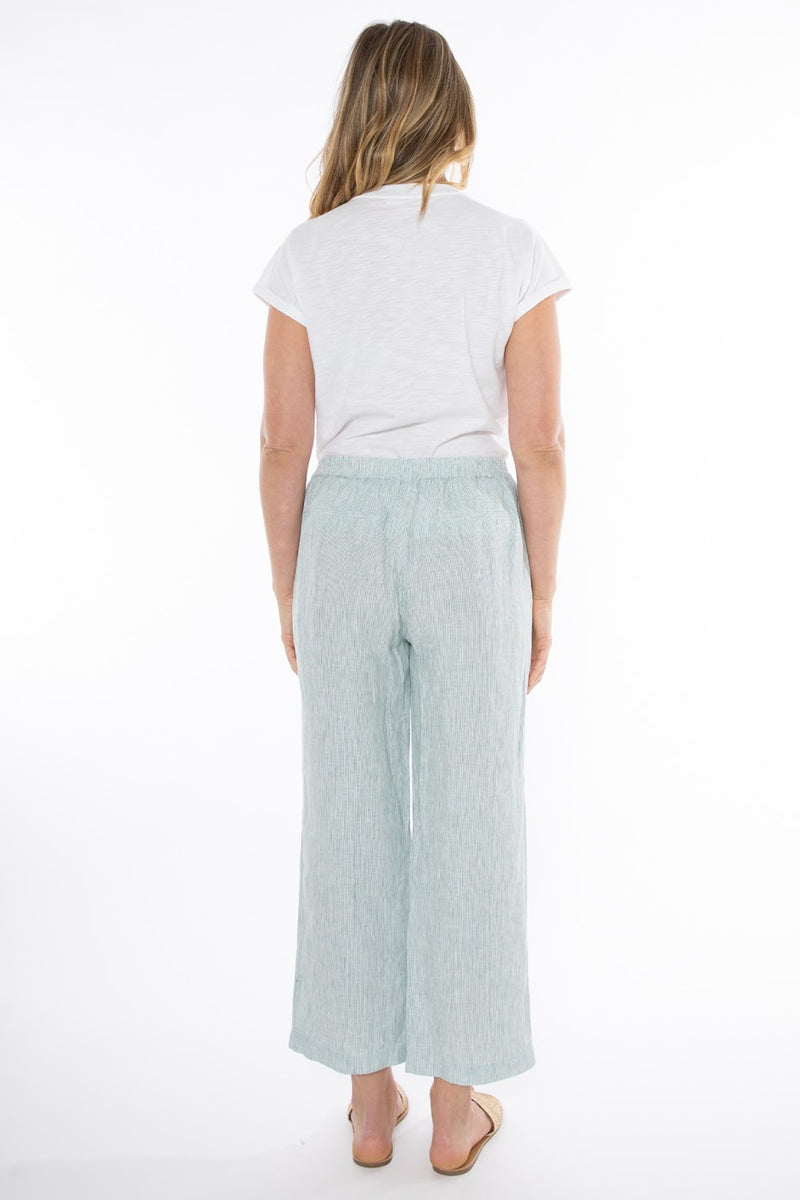 JUMP Clothing Core Stripe Linen Pants - Various Colours