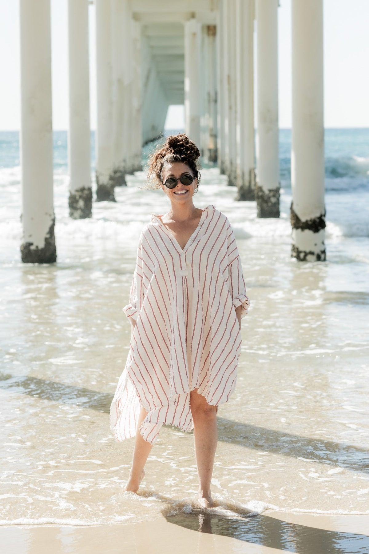 Meg By Designe - Harper - Linen Shirt Dress