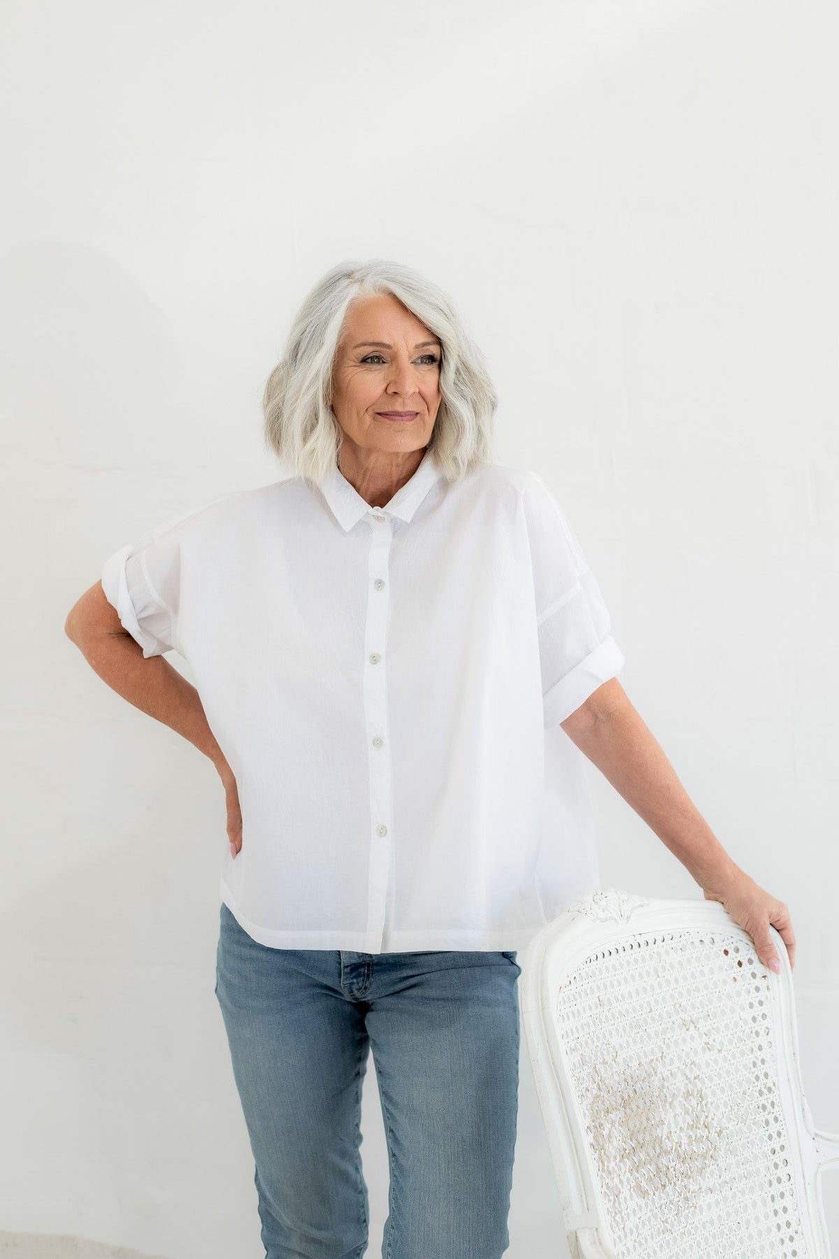 Meg By Design - Sorrento - Paper Cotton Shirt
