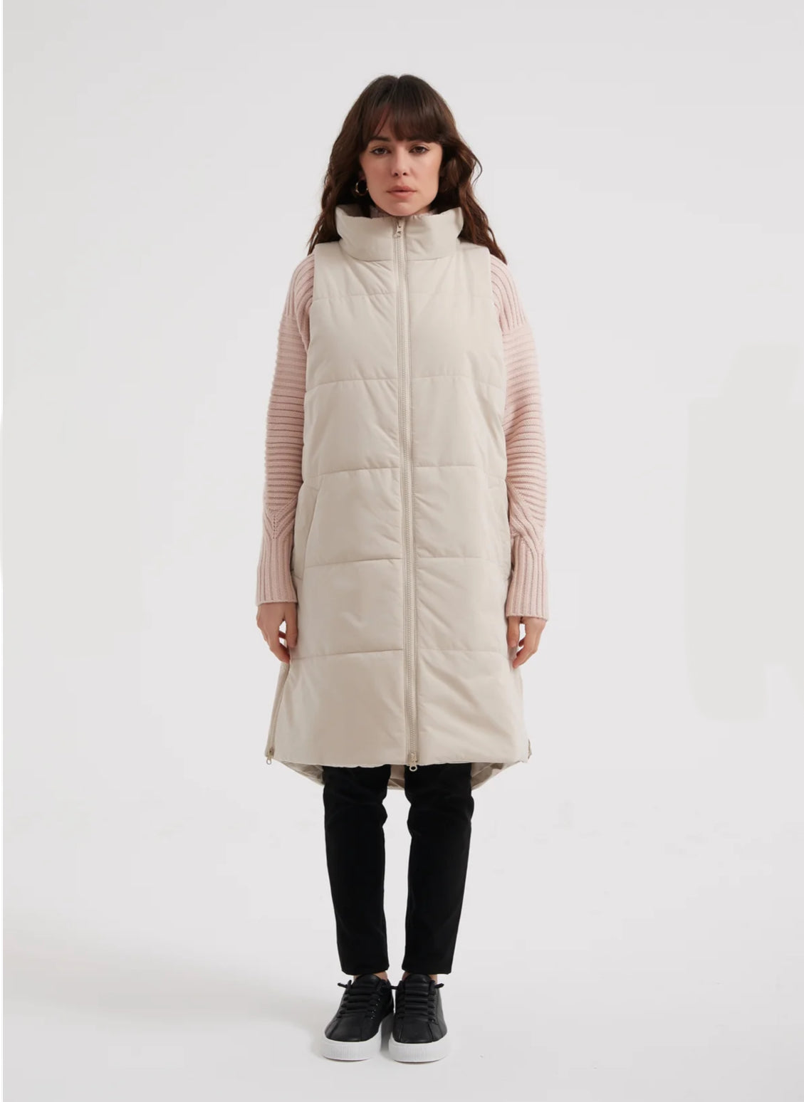 Tirelli Zip Hem Puffer Vest - Various Colours
