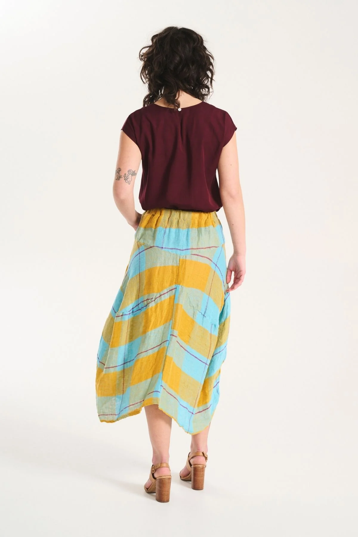 Olga De Polga - Milwaukee Echo Skirt Linen - Sunrise