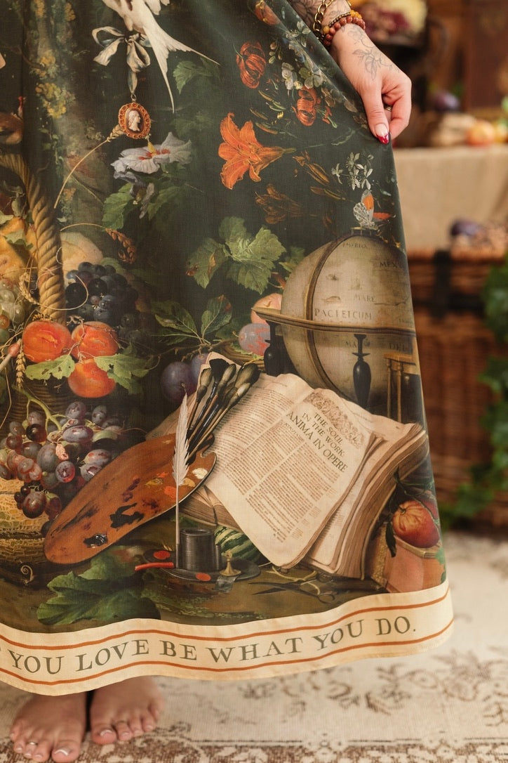 Market Of Stars - Labour of Love - Bohéme Bamboo Slip Dress - Florals & Violin