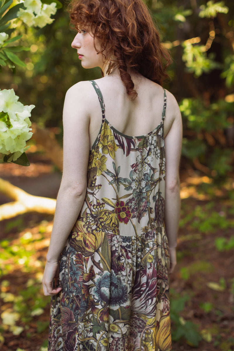 Love Grows Wild Bohéme Slip Dress with Bees