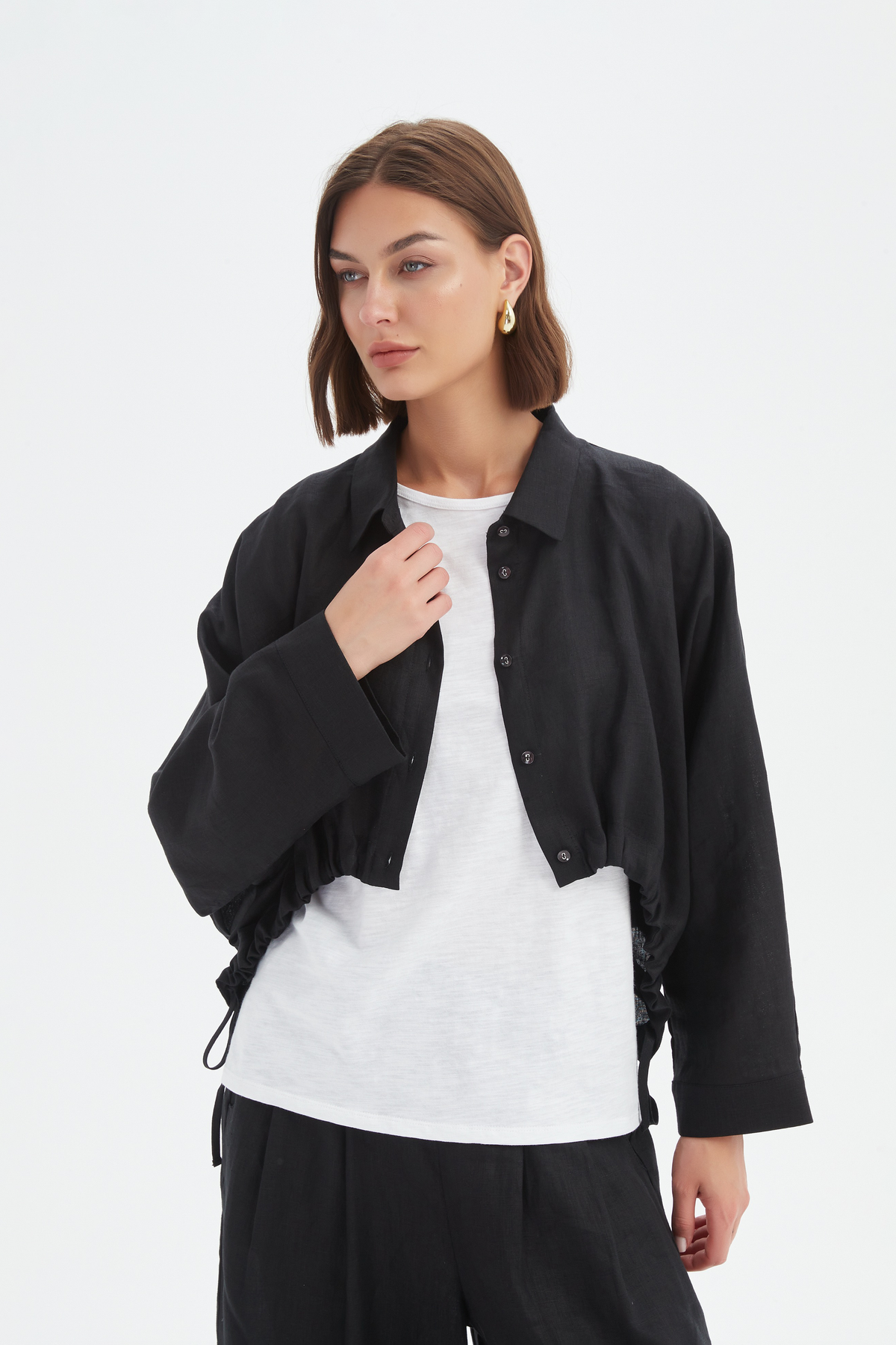 Tirelli - Wide Crop Overshirt - Various Colours