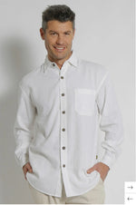 Men’s Hemp Rayon Relax Fit Long Sleeve Shirt - Various Colours