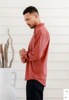 Men’s Hemp Rayon Relax Fit Long Sleeve Shirt - Various Colours