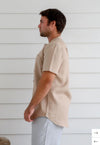 Men’s 100%Hemp Grandpa Short Sleeve Shirt - Various Colours