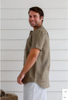 Men’s 100%Hemp Grandpa Short Sleeve Shirt - Various Colours