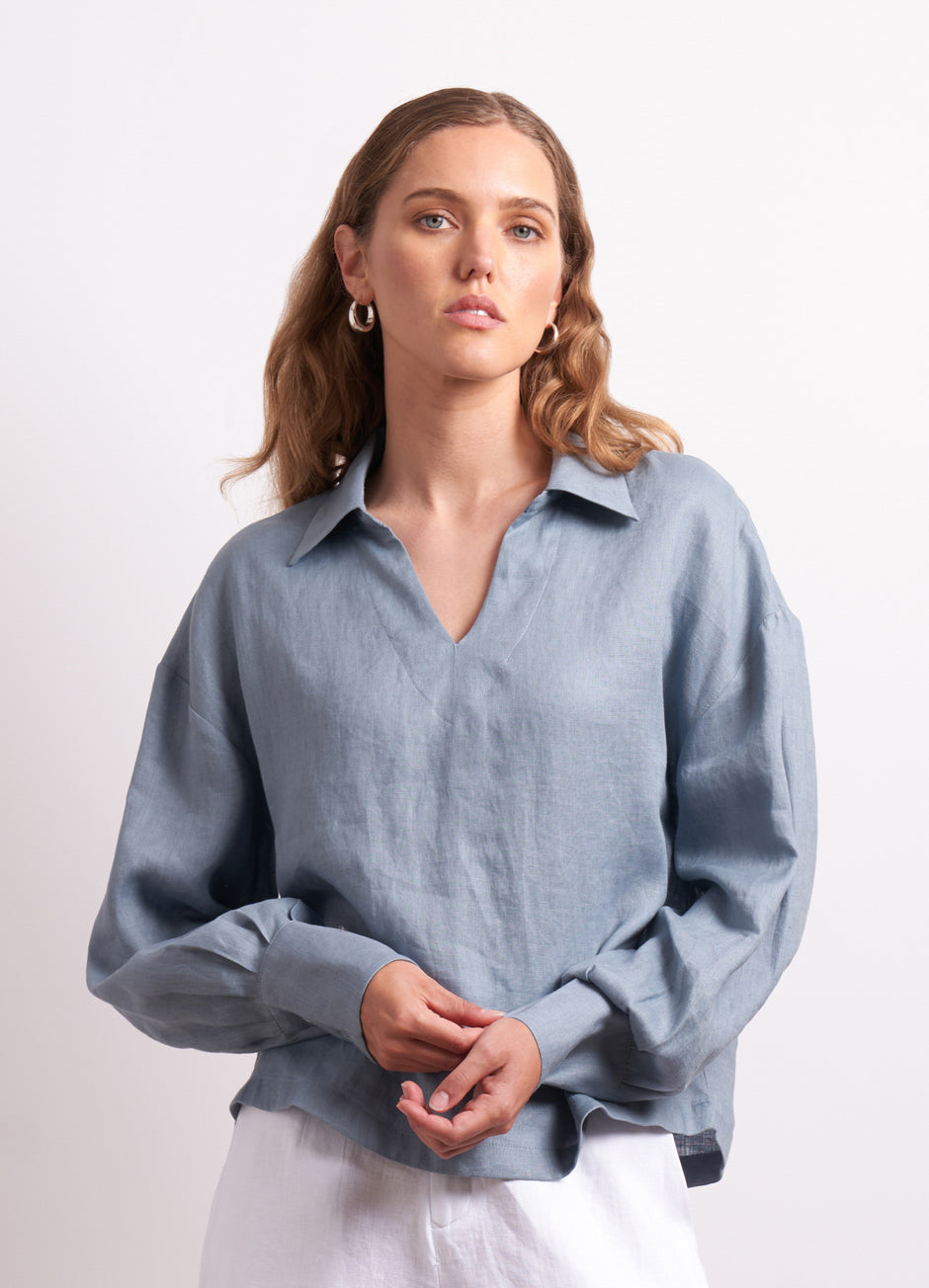 NERIS - Capri Shirt - Dove