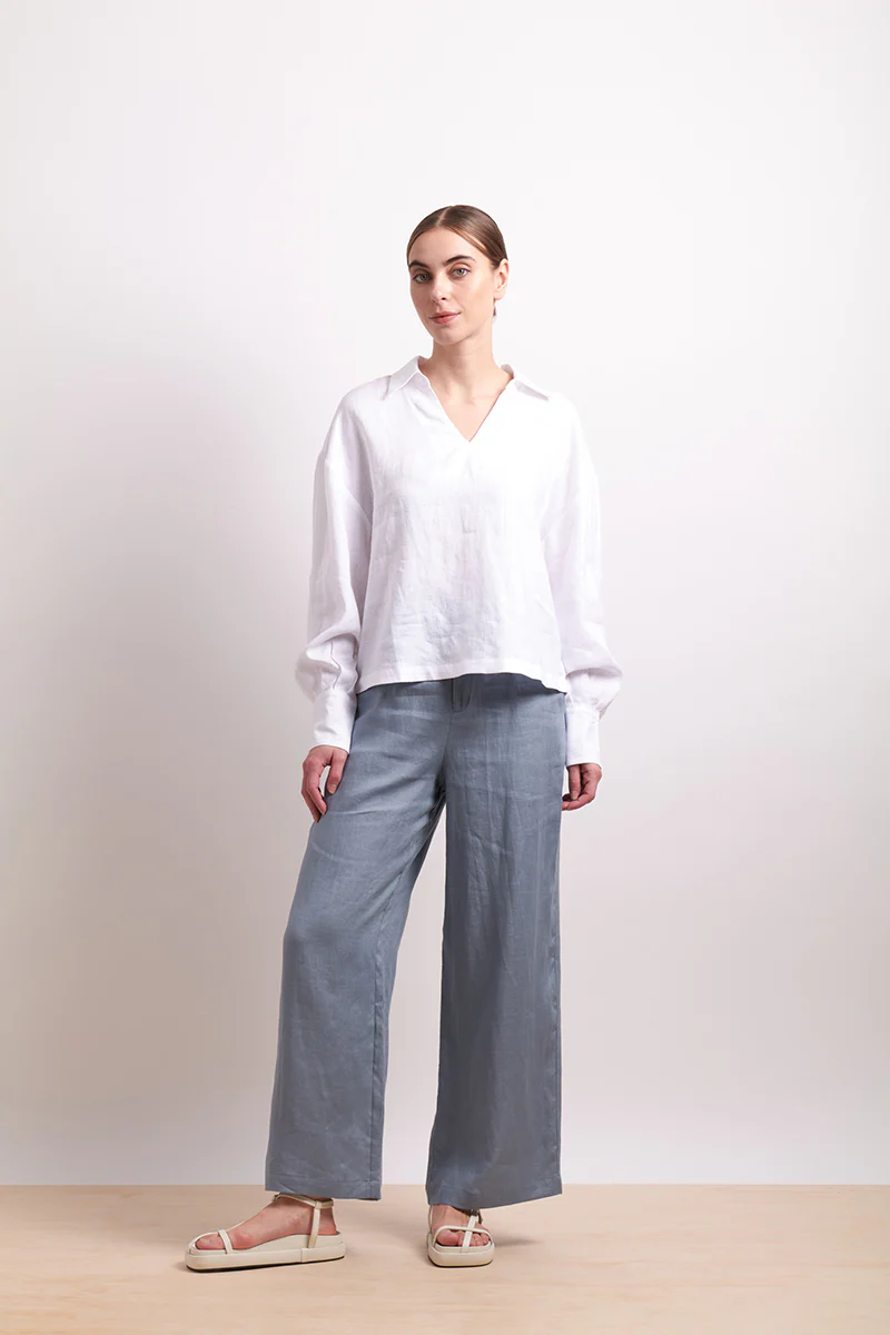 NERIS - Capri Shirt - White