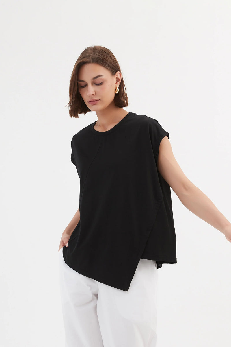 Tirelli Asymmetrical Seam Tee - Various Colours