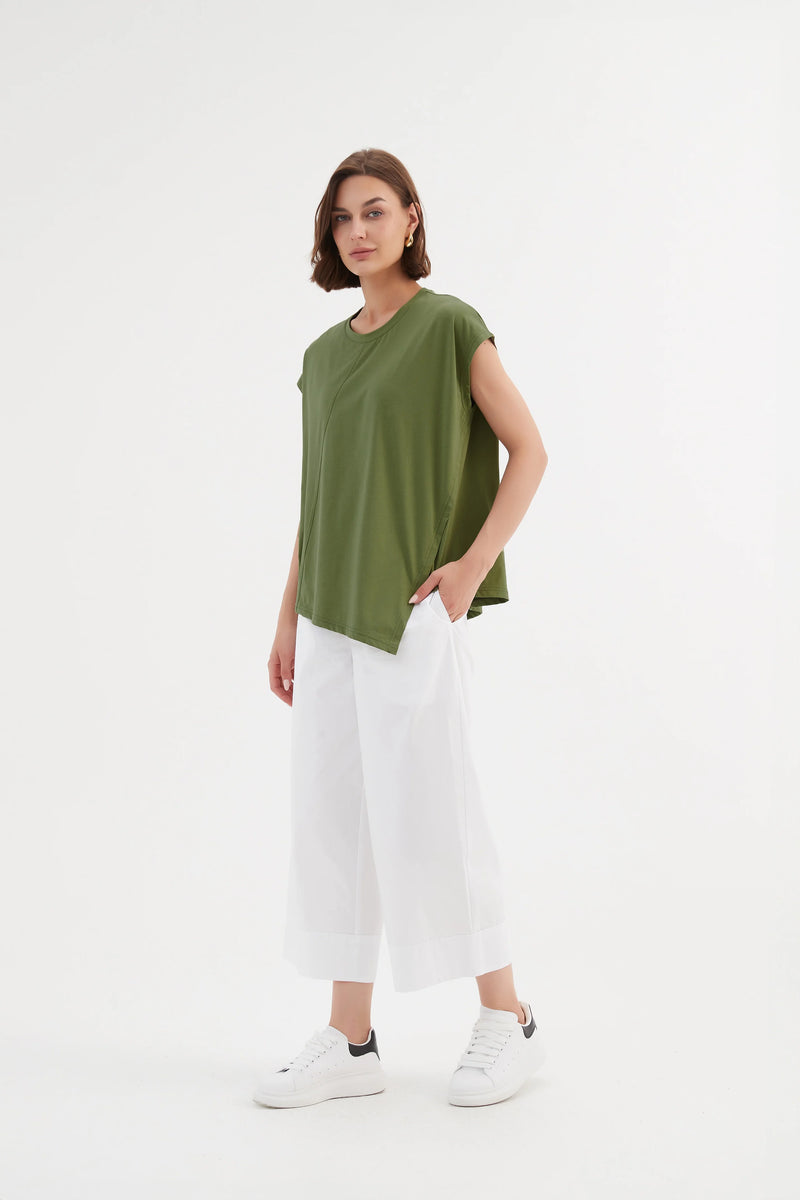 Tirelli Asymmetrical Seam Tee - Various Colours