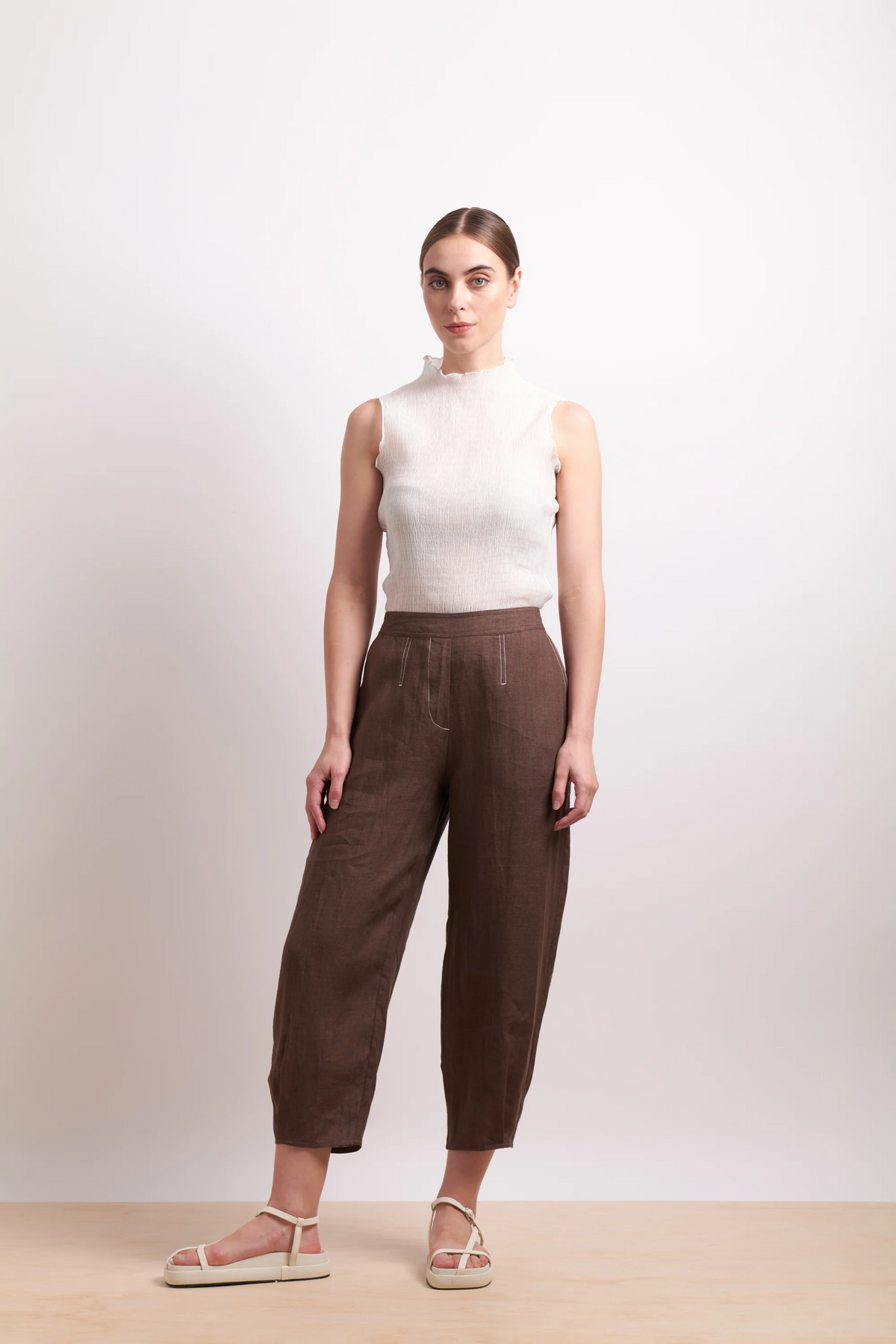 NERIS - In Contrast Pant - Cocoa