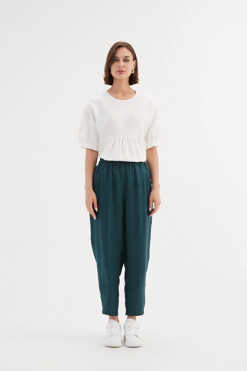 Tirelli Tapered Linen Jogger - Various Colours