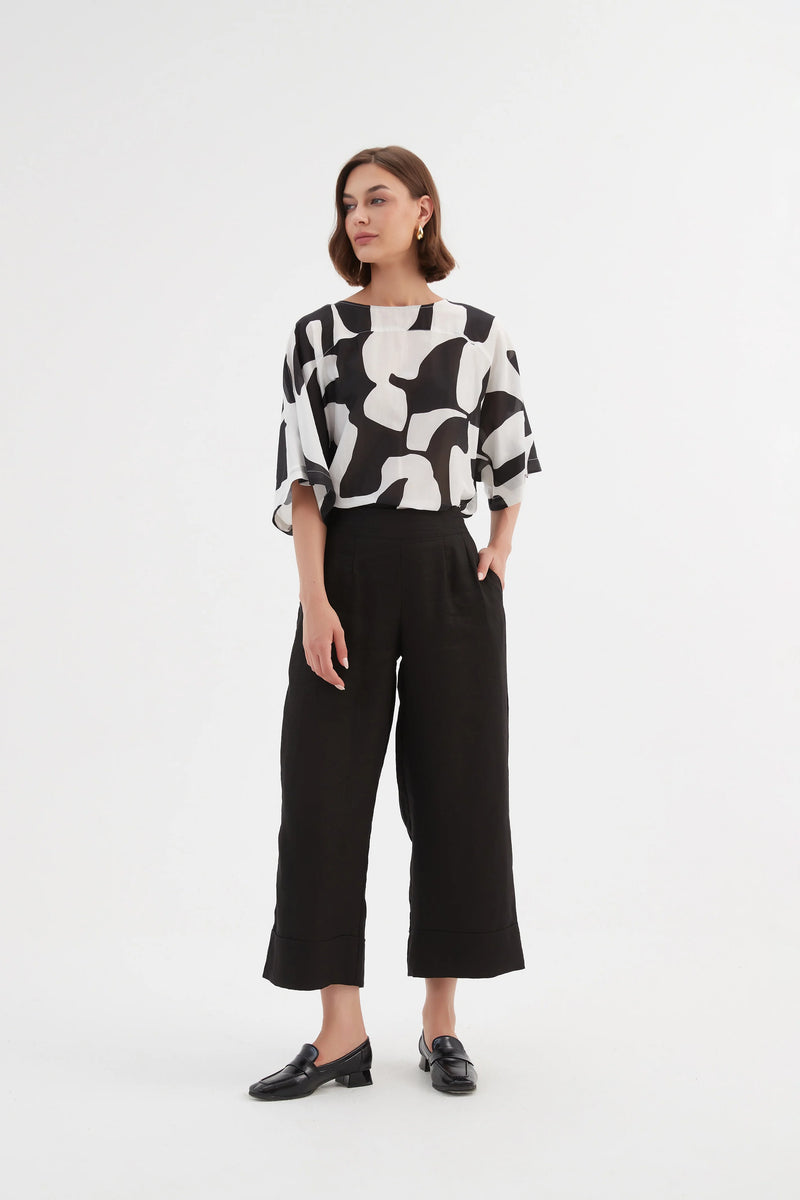 Tirelli Wide Leg Linen Pant - Various Colours