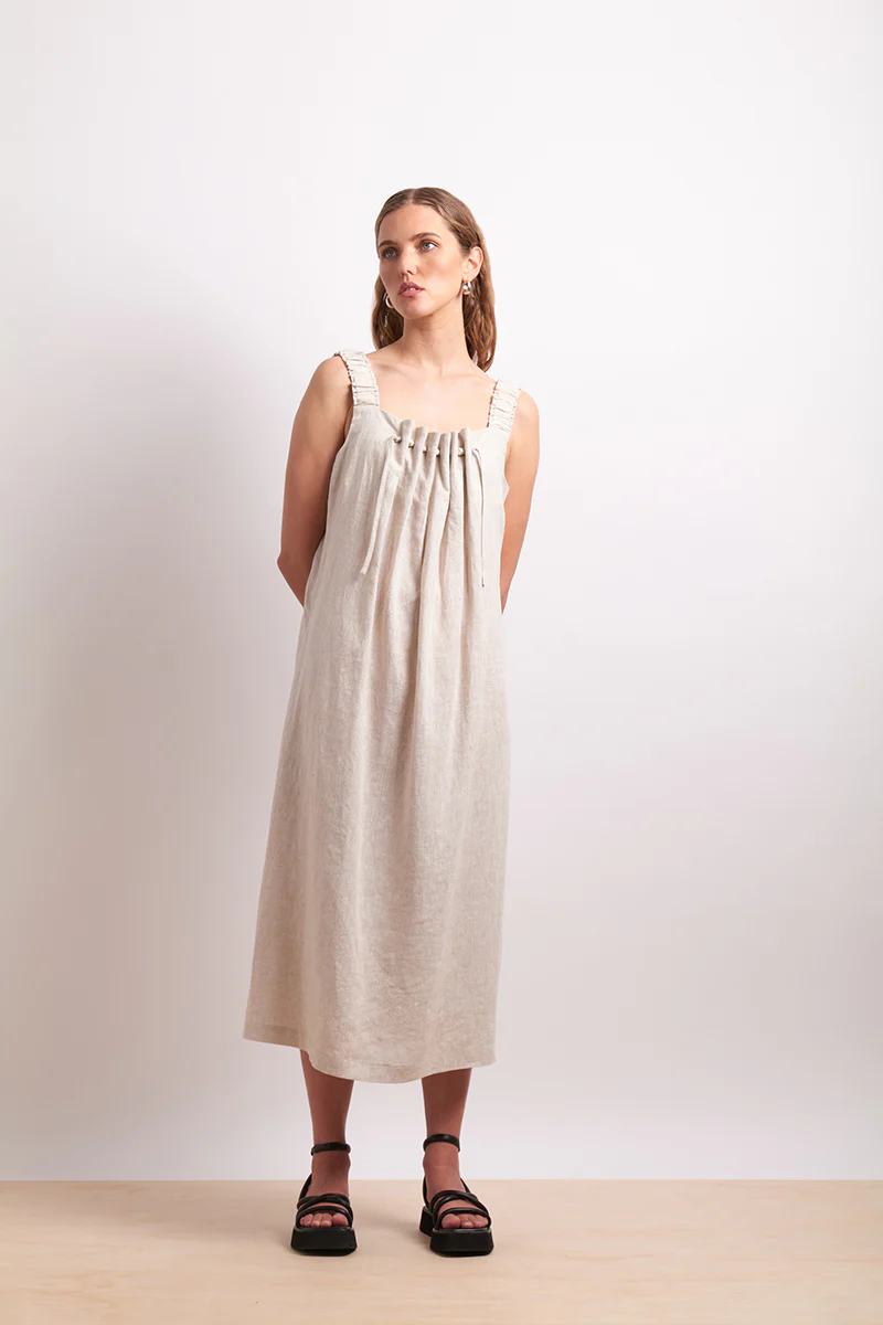 NERIS - Thru And Thru Dress - Sesame