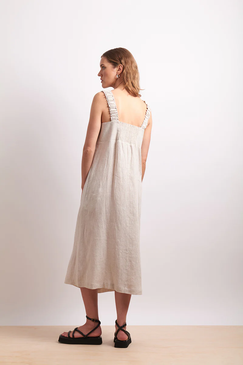 NERIS - Thru And Thru Dress - Sesame