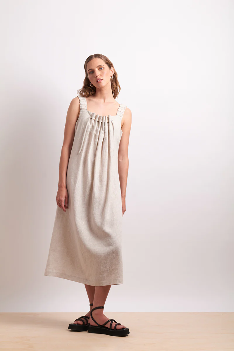 NERIS - Thru And Thru Dress - Sesame