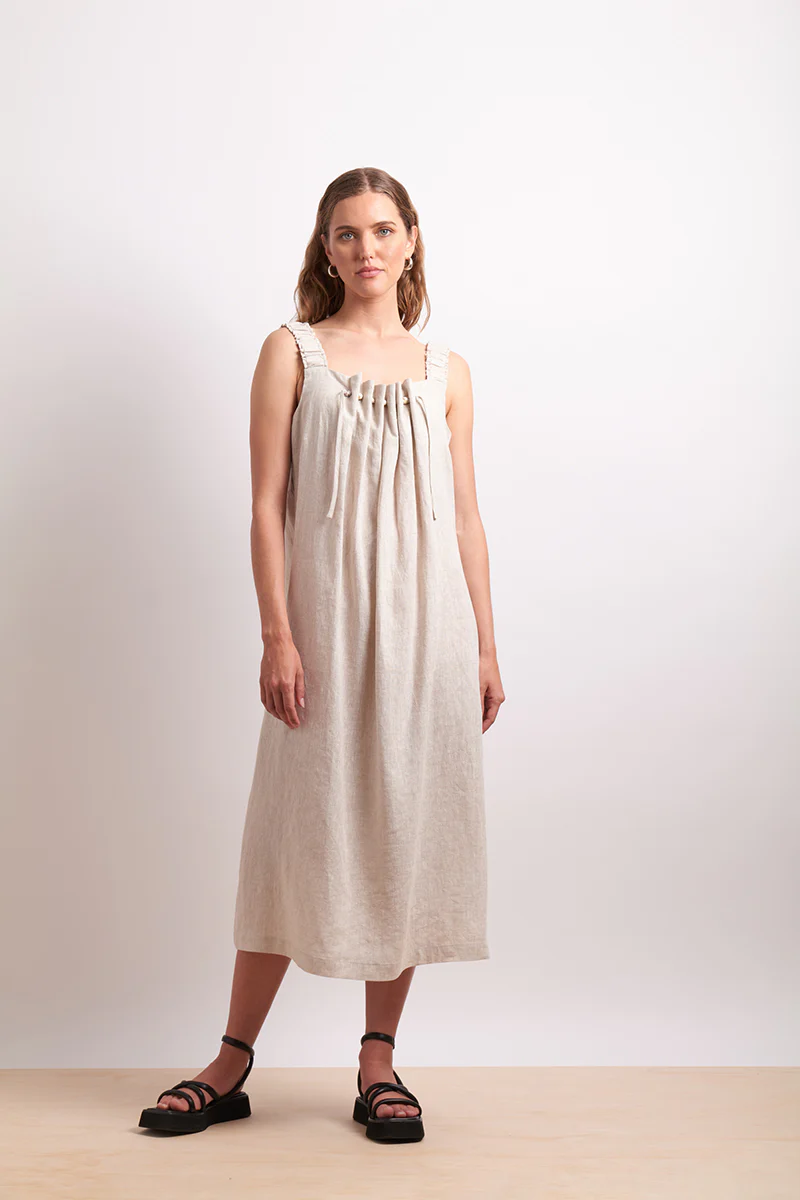 NERIS - Thru And Thru Dress - Sesame