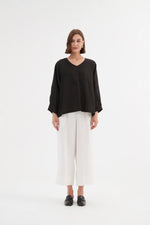 Tirelli Bishop Long Sleeve Linen Top - Various Colours