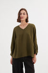 Tirelli Bishop Long Sleeve Linen Top - Various Colours