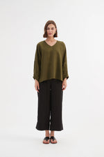 Tirelli Bishop Long Sleeve Linen Top - Various Colours