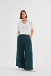 Tirelli Pleat Front Palazzo Pant - Various Colours