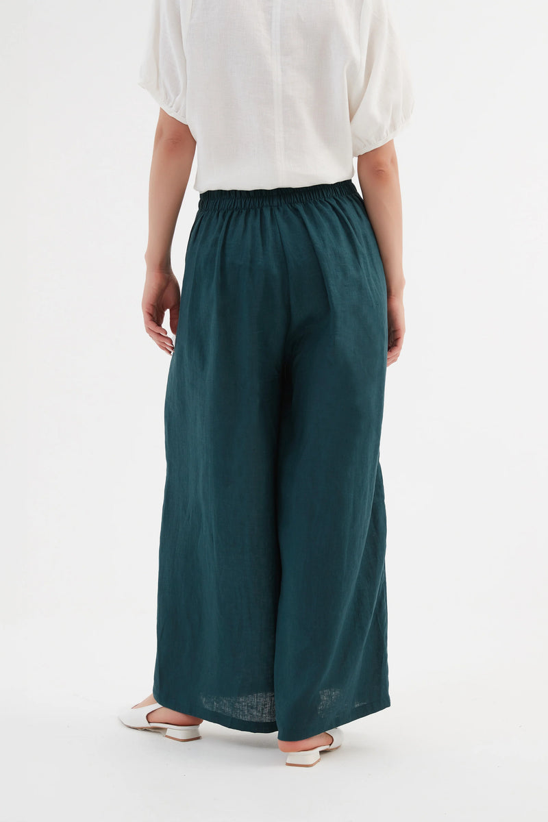 Tirelli Pleat Front Palazzo Pant - Various Colours