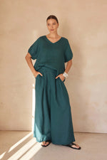 Tirelli Pleat Front Palazzo Pant - Various Colours