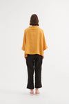 Tirelli Funnel Neck Linen Boxy Top - Various Colours