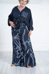 Donna Donna ‘Grace’ Cooper 99 Pants - Navy