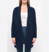 Shawl Neck Long Cardi - Navy