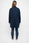 Shawl Neck Long Cardi - Navy