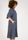 Donna Donna ‘The Isotta’ Linen Check Dress - Various Colours