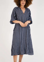 Donna Donna ‘The Isotta’ Linen Check Dress - Various Colours