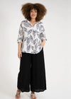 Donna Donna ‘Panama’ Linen Pants - Black