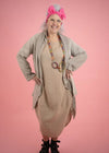 Donna Donna ‘Camille’ Linen Dress - Cashmere - Regular Size or PLUS Size