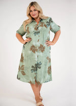 Donna Donna ‘Torino’ Floral Dress - Blue