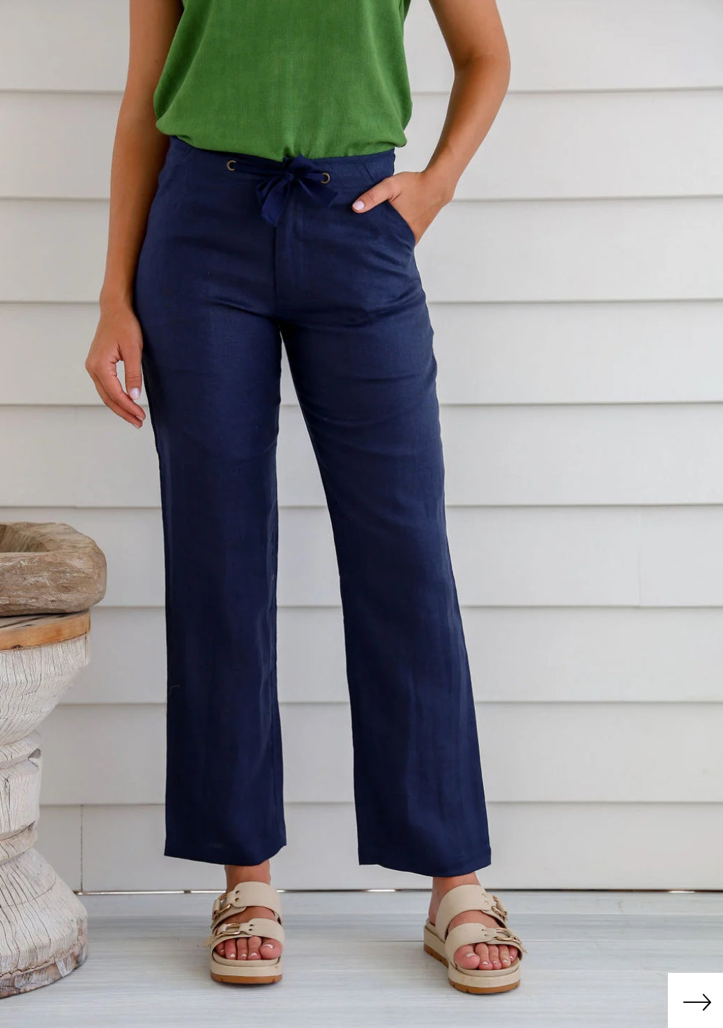 100% Premium Hemp Drawstring Beach Pants - Various Colours