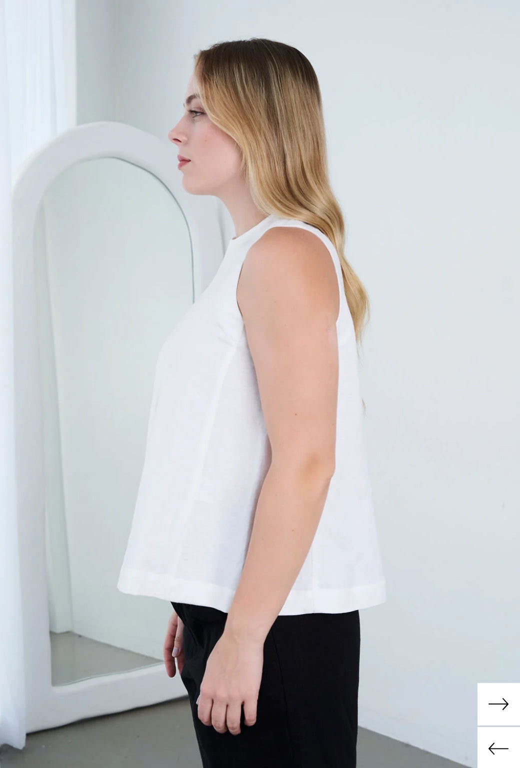 Ladies’ Hemp Sleeveless Top /Singlet - Various Colours