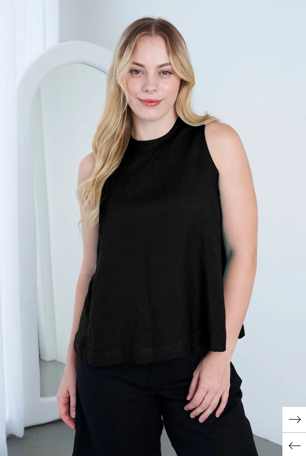 Ladies’ Hemp Sleeveless Top /Singlet - Various Colours